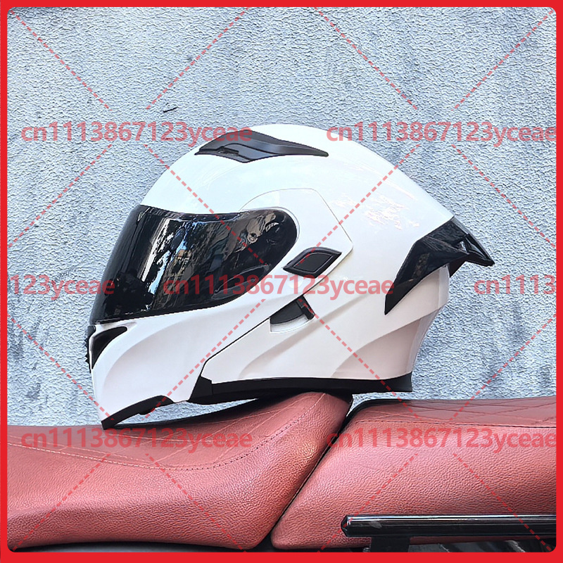 Dual Visor Motorcycle Racing Helmet - Мотошлем Orz с модульной конструкцией, двойным