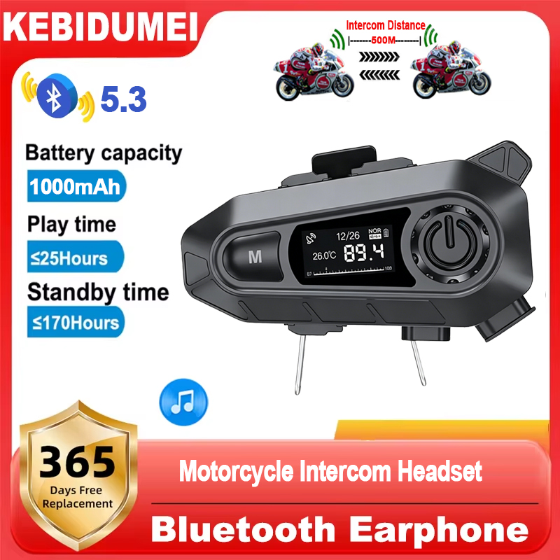 Universal Motorcycle Helmet Intercom Headset - Беспроводная гарнитура для мотоциклетного шлема Bluetooth