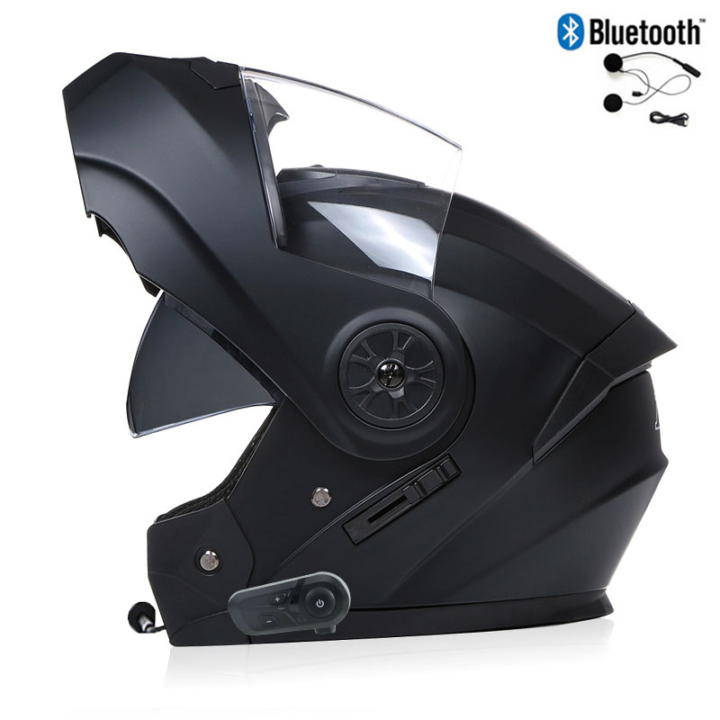 Мужские мотоциклетные шлемы с  – обзор и цена Full Face Motorcycle Helmet With Bluetooth