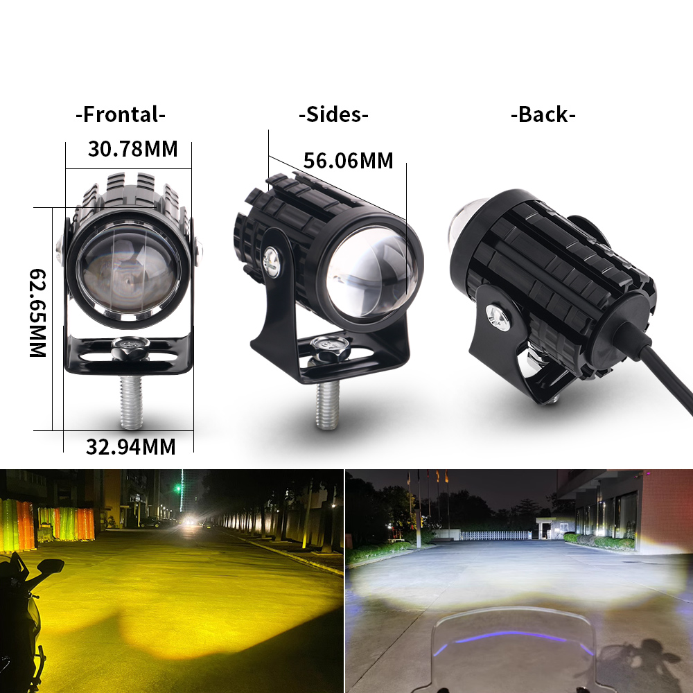 Универсальная лампа для мотоци – обзор и цена Universal Motorcycle Led Headlight Projector