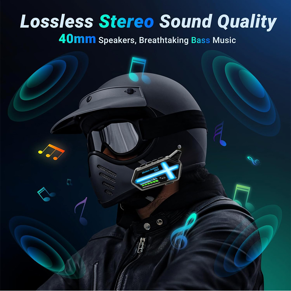 KEBIDUMEI BT26 гарнитура для ш – обзор и цена Universal Motorcycle Helmet Intercom Headset
