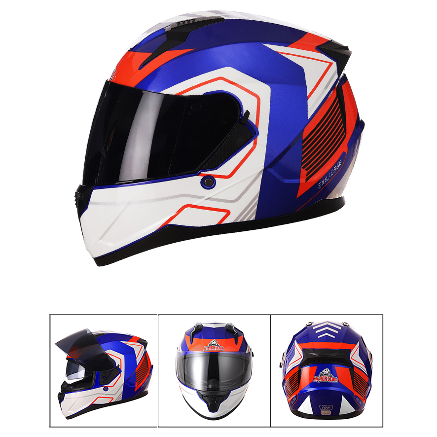 Мотоциклетный шлем анфас с дво – обзор и цена Full Face Motorcycle Helmet With Bluetooth